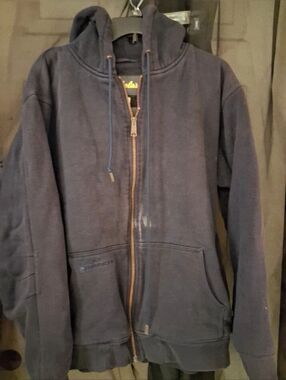 Cabela's Zip Up Insulated Hoodie Size Large